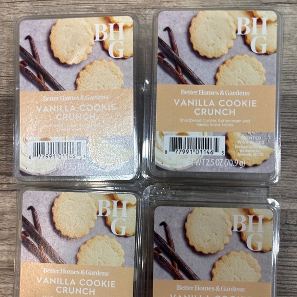 Better Homes & Gardens Other - 4 Pack Better Homes & Gardens Vanilla Cookie Crunch Scented Wax Melts 2.5oz Each